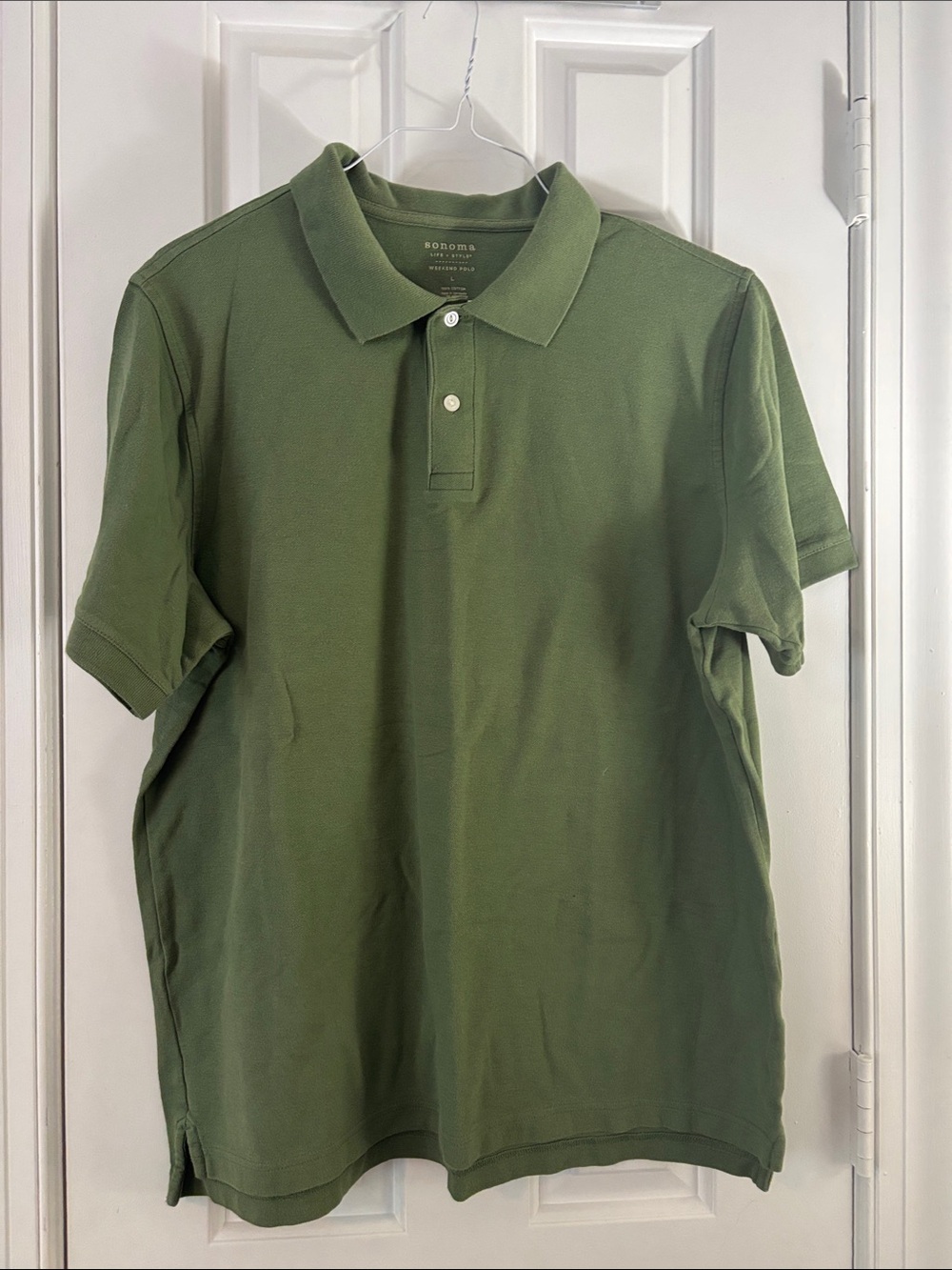 Sonoma Olive Green Men's Polo Shirt
